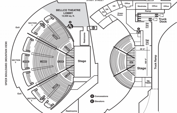 bellco theater seating chart brokeasshome com bellco theater interactive seating chart
