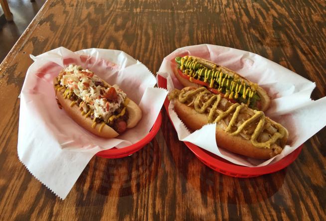 Iconic Roanoke hot dogs with secret spices