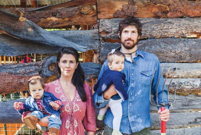 Lander Burr and his family