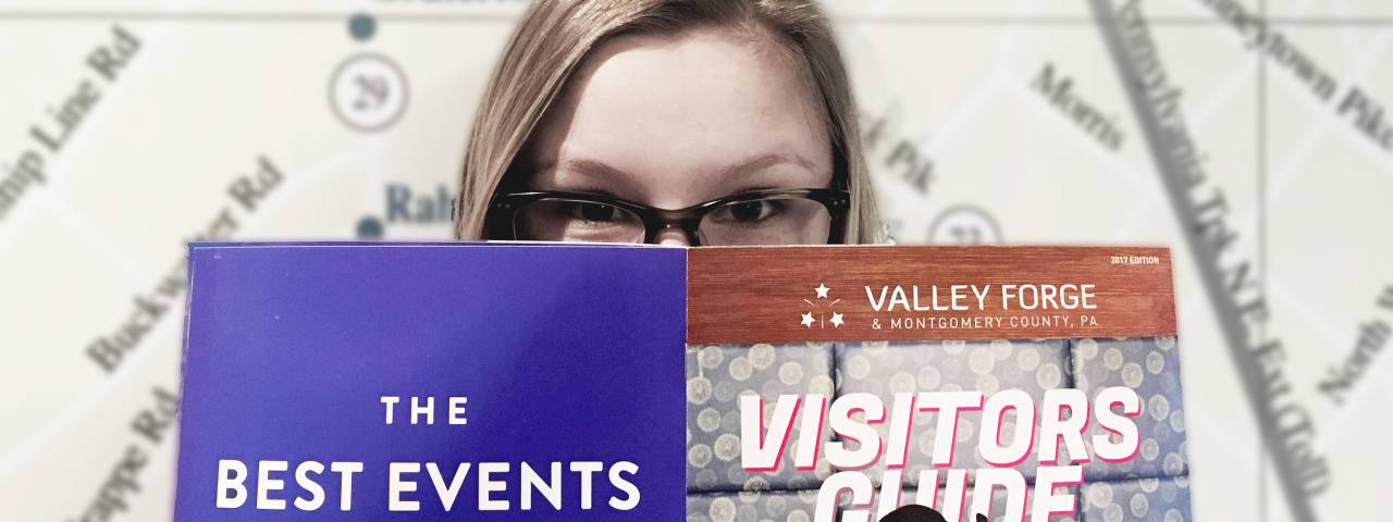 Reading the 2017 Valley Forge Visitors Guide