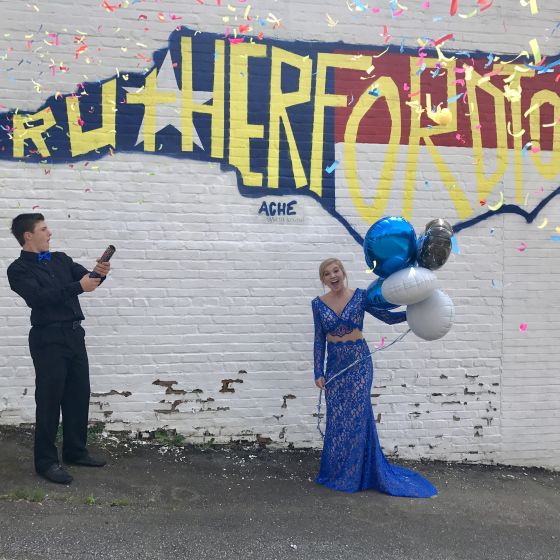 Rutherfordton Selfie Mural