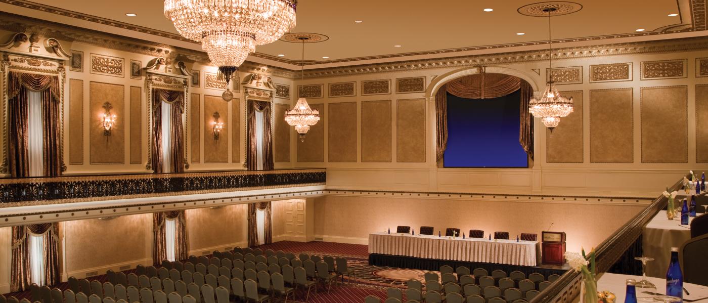 Roosevelt Hotel, interior, ballroom