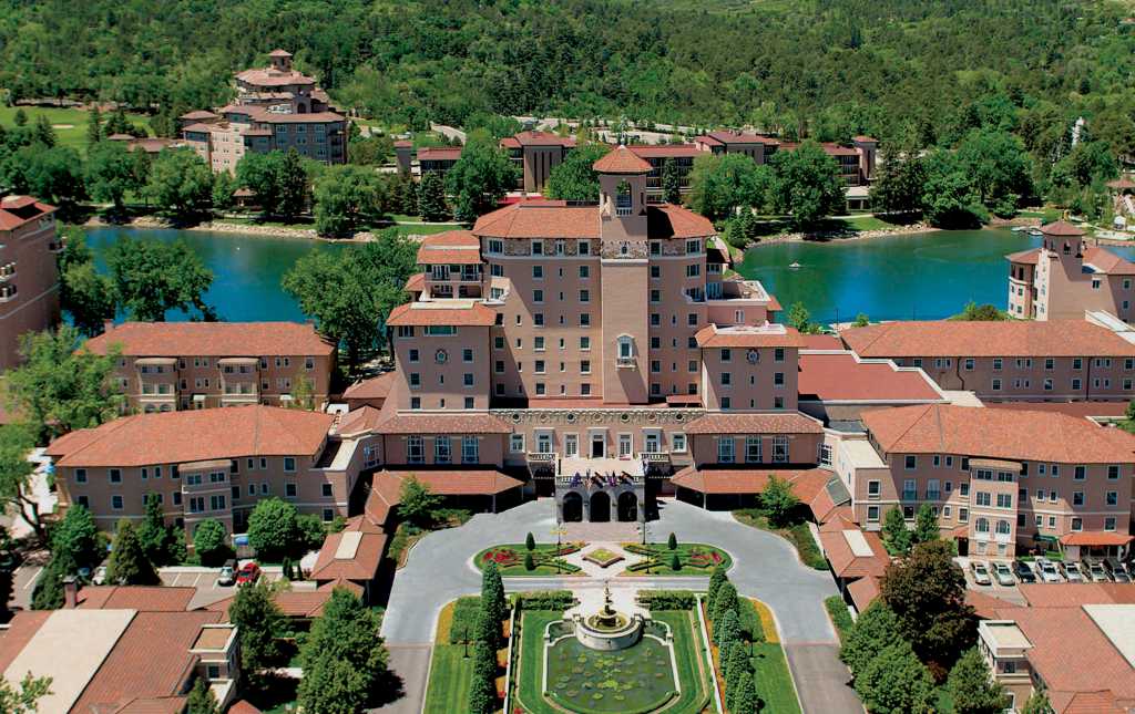 Resort Hotels Visit Denver Colorado Springs Broadmoor Aerial