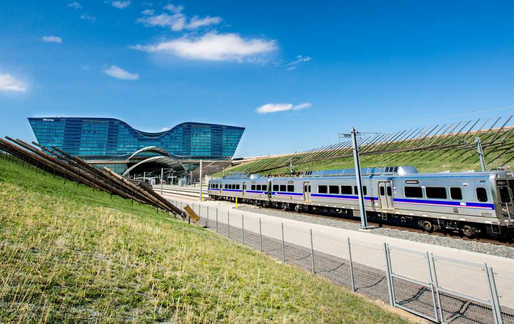 Denver Airport Train Light Rail Visit Denver Airport Rail