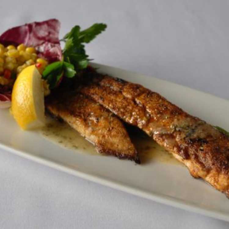 Redfish with Crawfish Salad