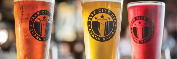 Beer City Pint Glasses Grand Rapids, Beer City USA