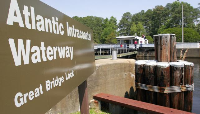 Great Bridge Lock Sign