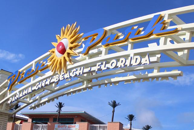 Pier Park Sign