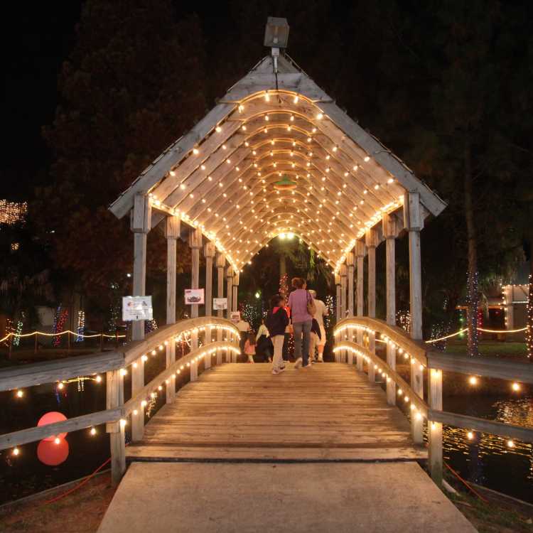Heritage Park at night