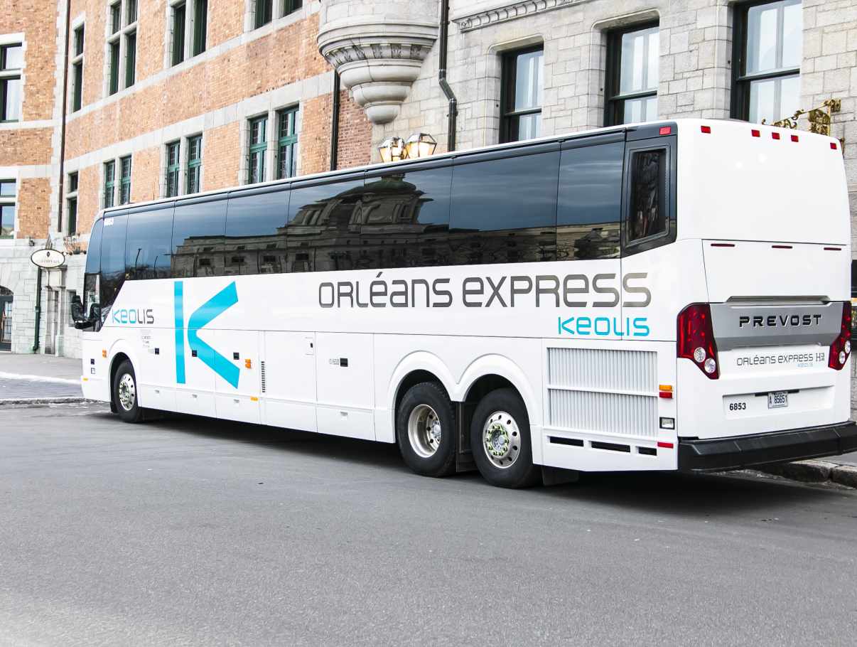 Autocars Orléans Express inc. Chartered Buses Québec City Business