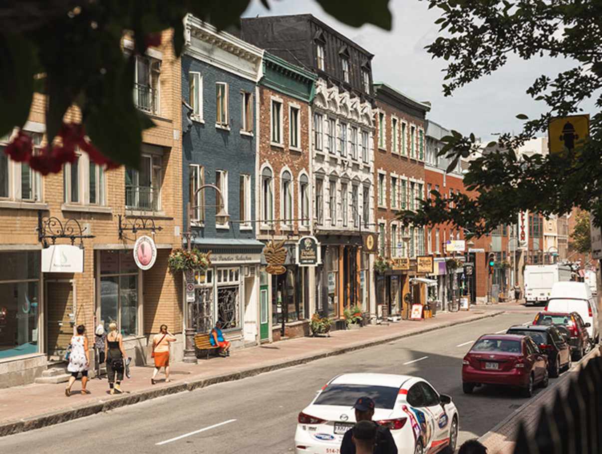 Quartier SaintJeanBaptiste Commercial Streets Quebec City and Area
