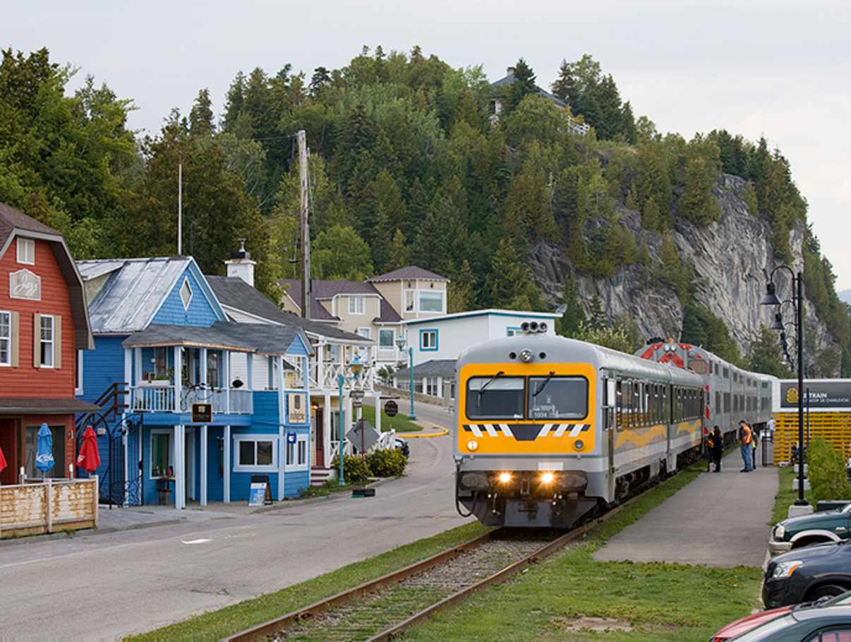 train trip quebec