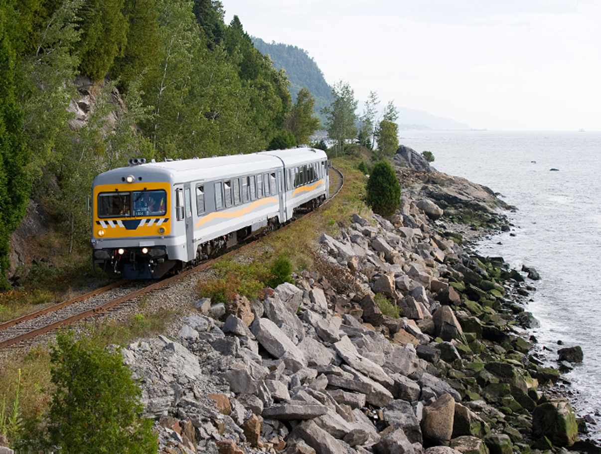 voyage train quebec