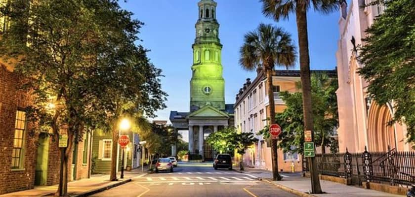 evening tours charleston sc