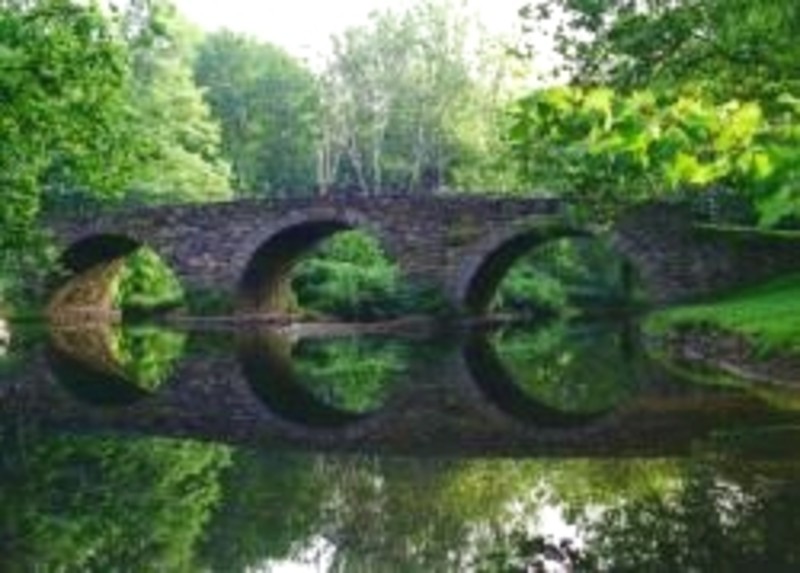 Stone Arch Bridge Historical Park Sullivan Catskills