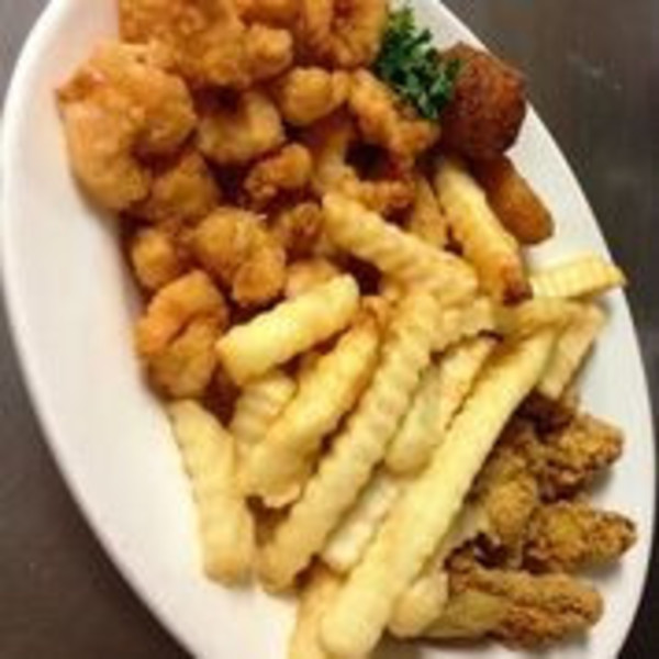 Seafood Platter Fan Eat Around the Beach Gulf Shores, AL