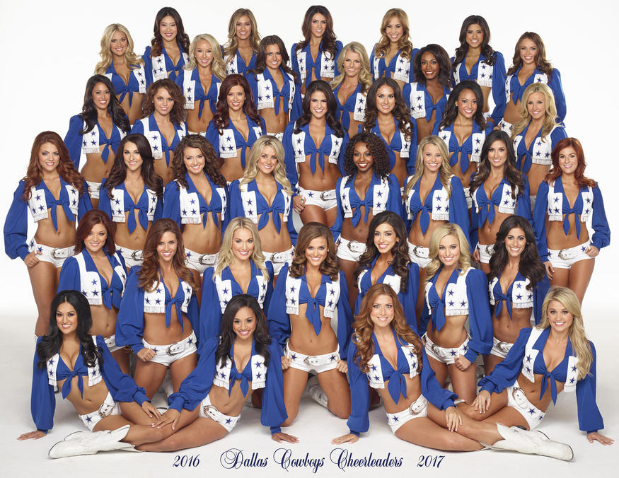 dallas cowboy cheerleaders 2017 roster