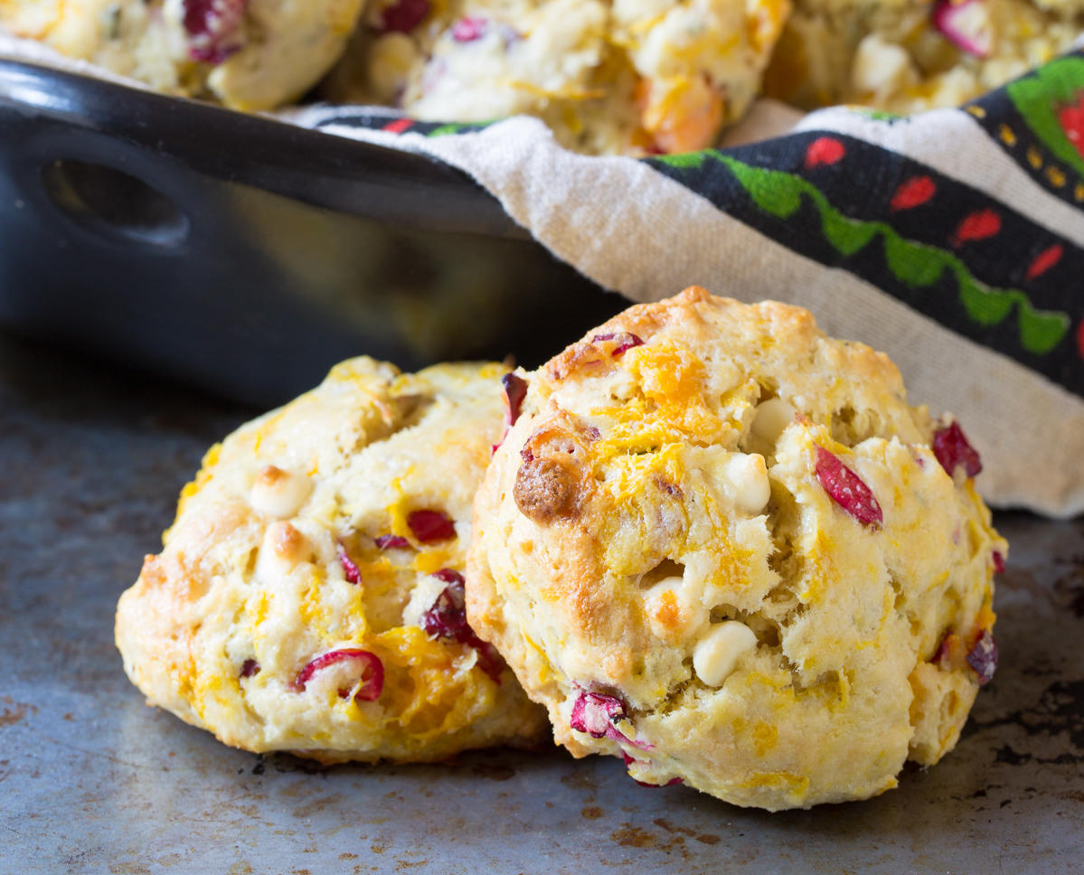 Cranberry and Roasted Sweet Potato Scones Recipe