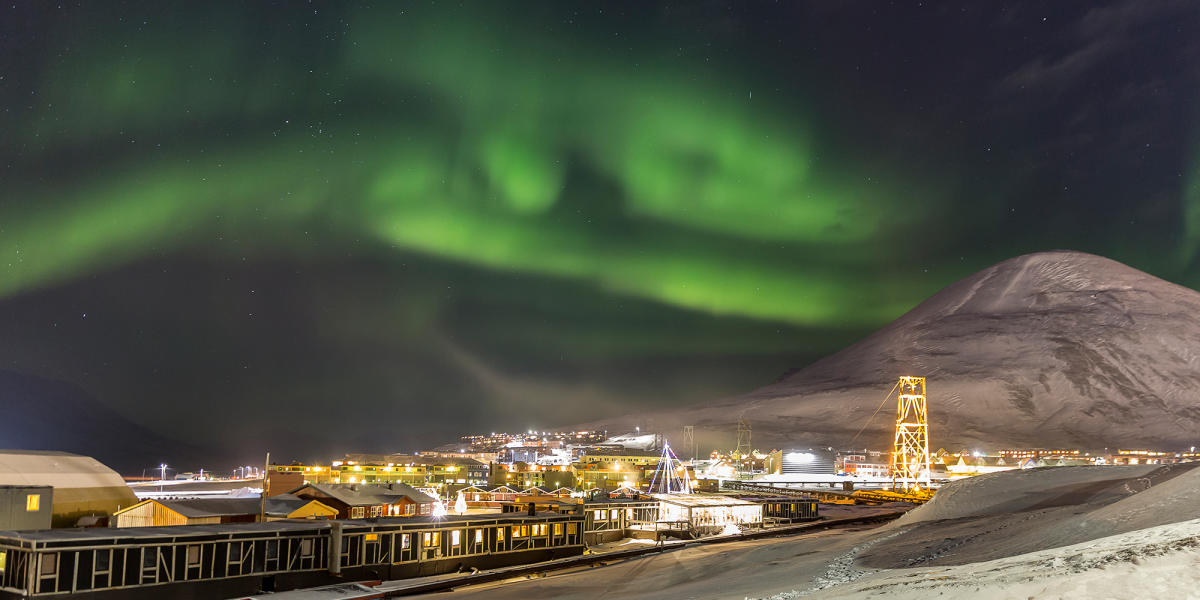 Image result for northern lights svalbard norway