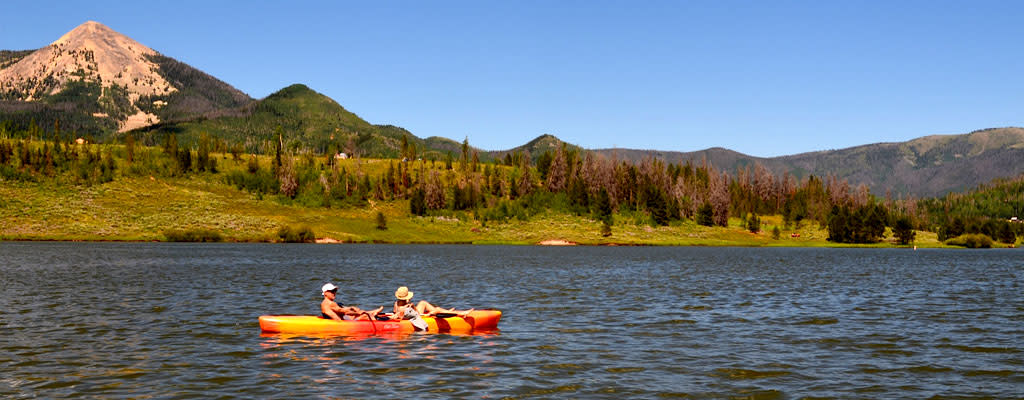 Steamboat Lake Park Near Steamboat Springs Colorado