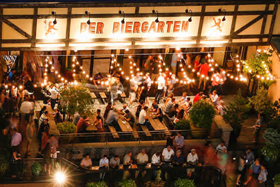 Der Biergarten about image