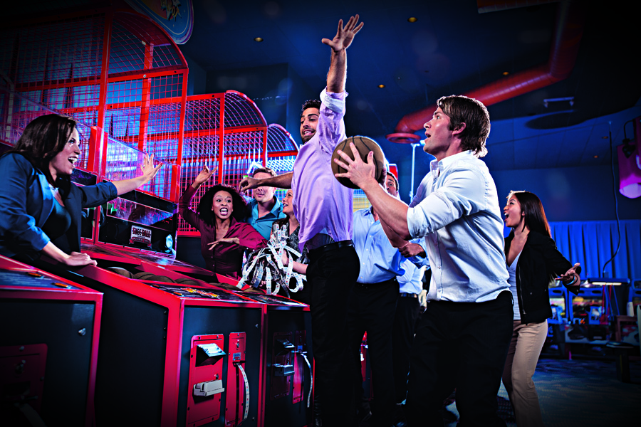 Dave & Buster's Orange