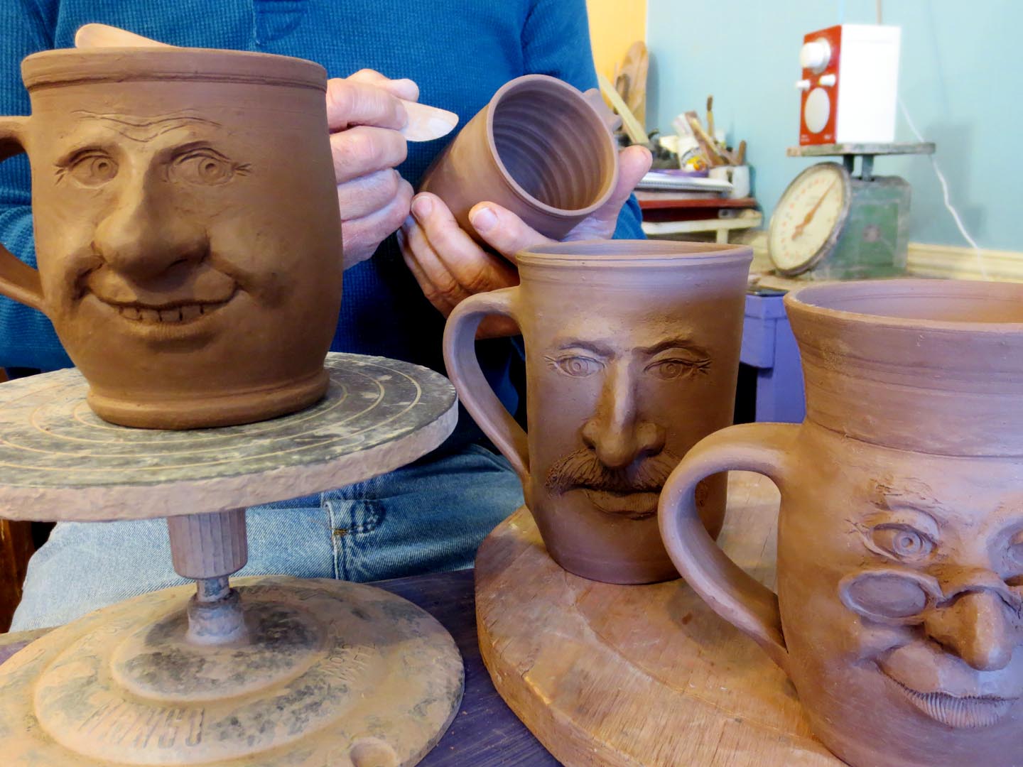 noon whistle pottery