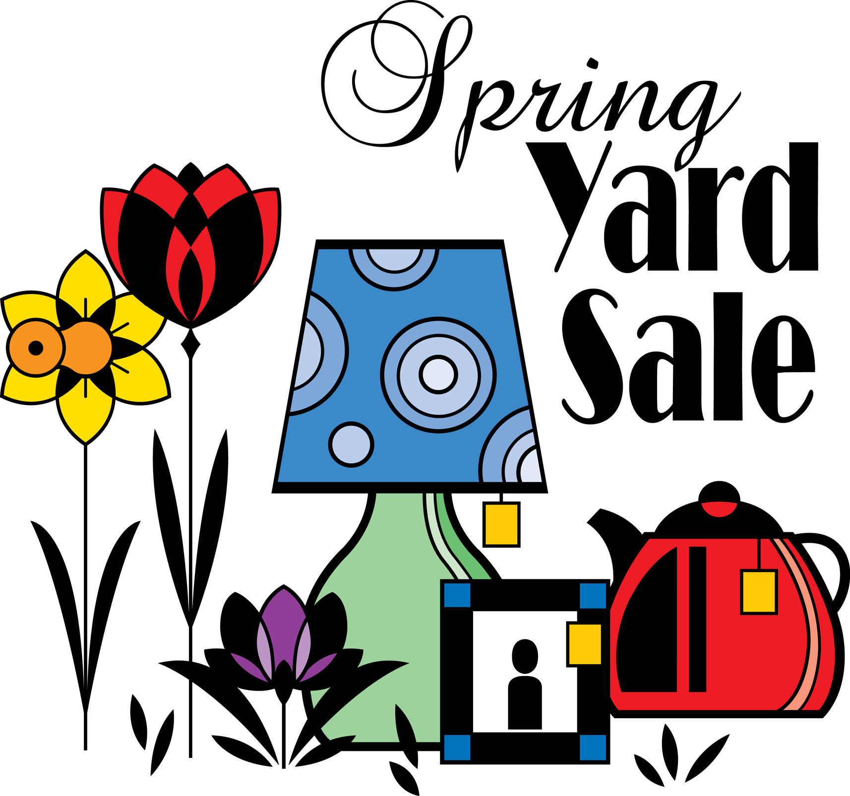 neighborhood yard sale signs