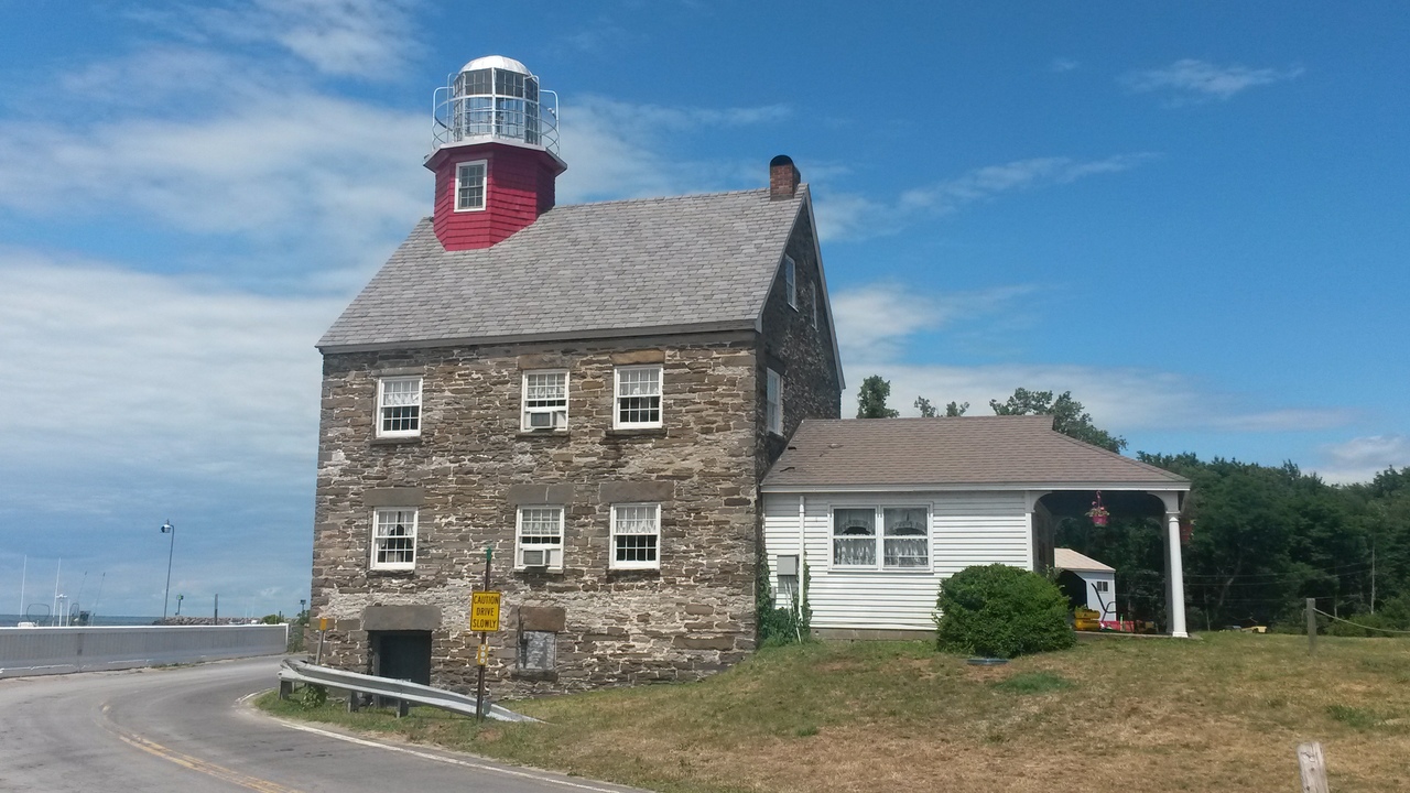 1838 Selkirk Lighthouse at the Salmon River Lighthouse & Marina