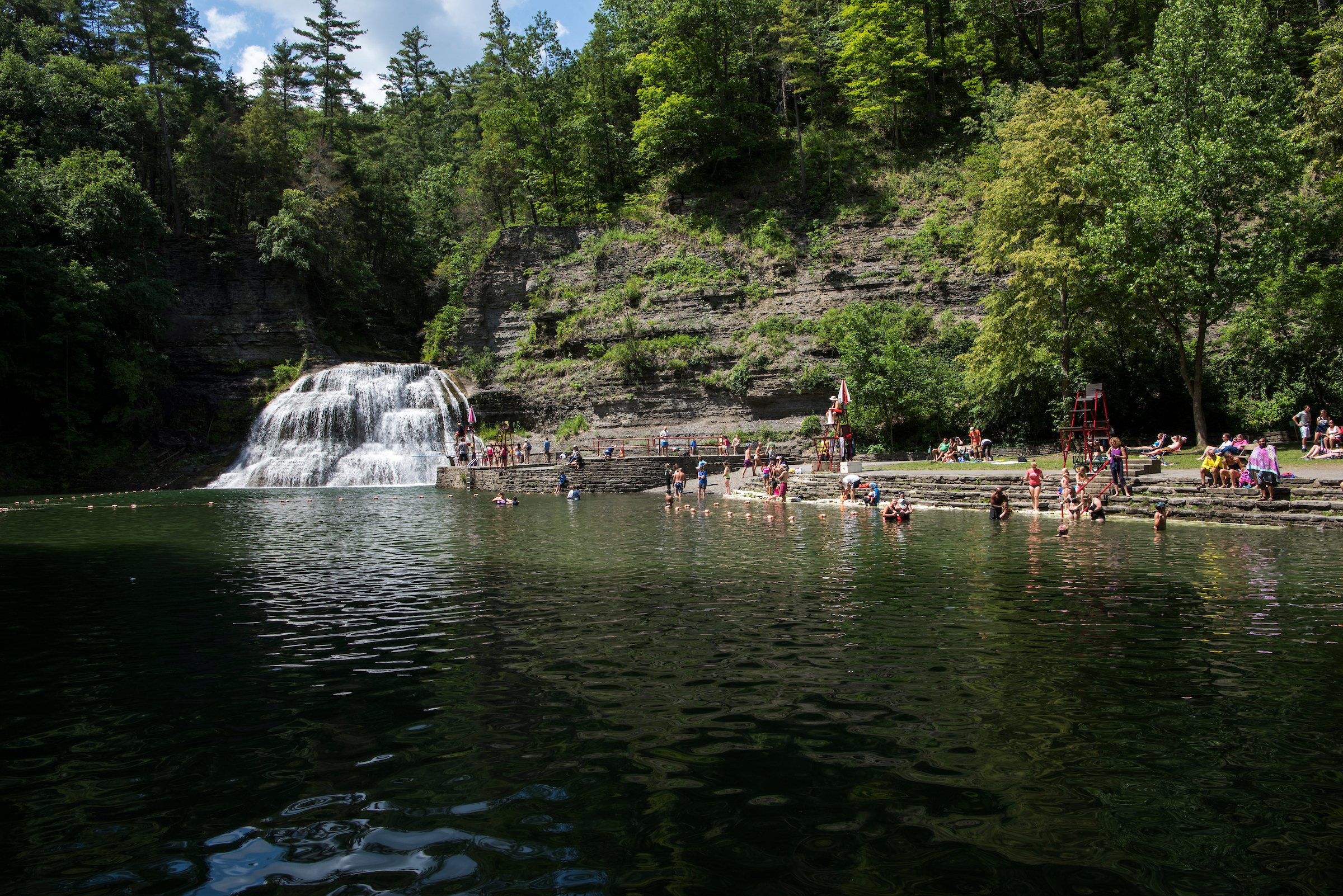 Robert H. Treman State Park Ithaca, NY 14850 New York Path Through