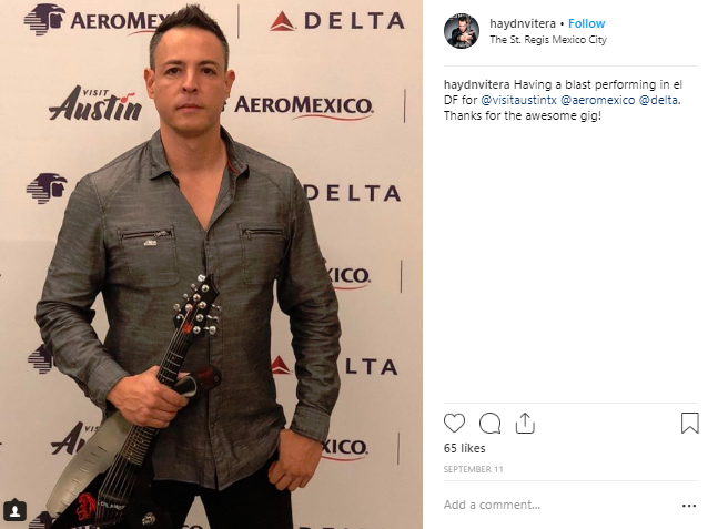 Haydn Vitera Instagram post having a blast performing in el DF for visit austin texas aeromexico delta thanks for the awesome gig