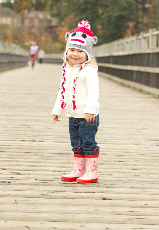 Hannah on the Trestles