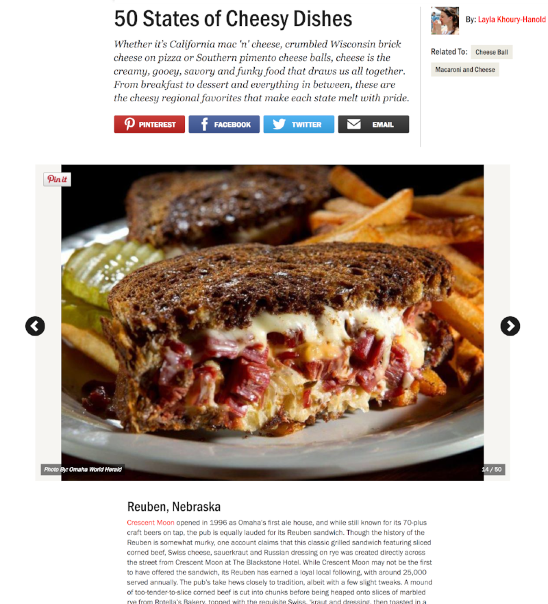 50 States of Cheesy Dishes