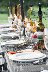 Somerset Wine Trail - Table Set for Dinner