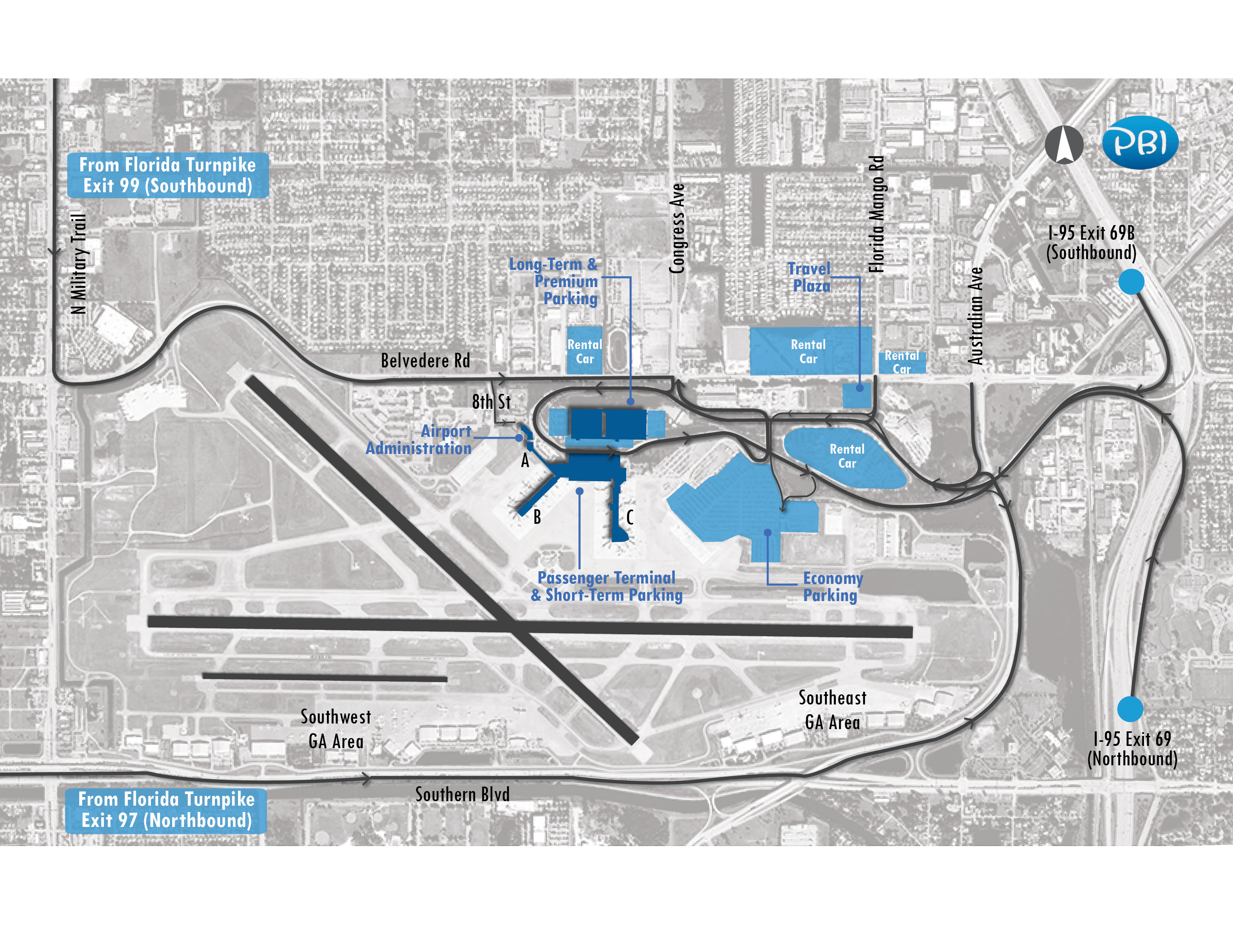 long-term parking at panama city beach airport