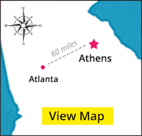 Athens GA Athens Georgia Hotels Restaurants Activities   Athens Tablet White Map Umwlgr 