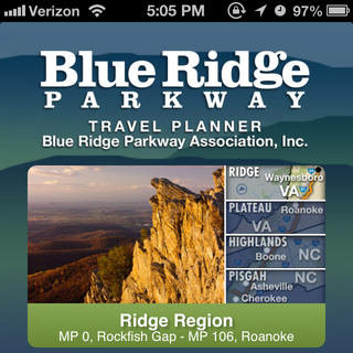 Driving on the Blue Ridge Parkway