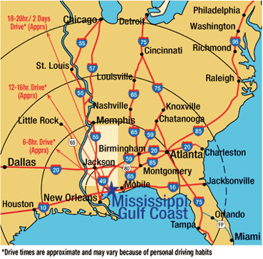 mississippi gulf coast map Mississippi Gulf Coast Maps Directions To Coastal Mississippi mississippi gulf coast map