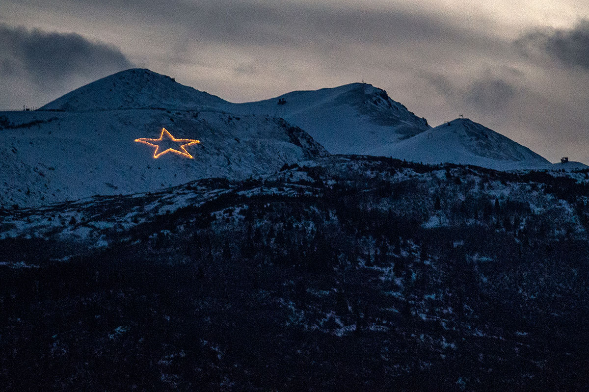 The Star on the Mountain Visit Anchorage