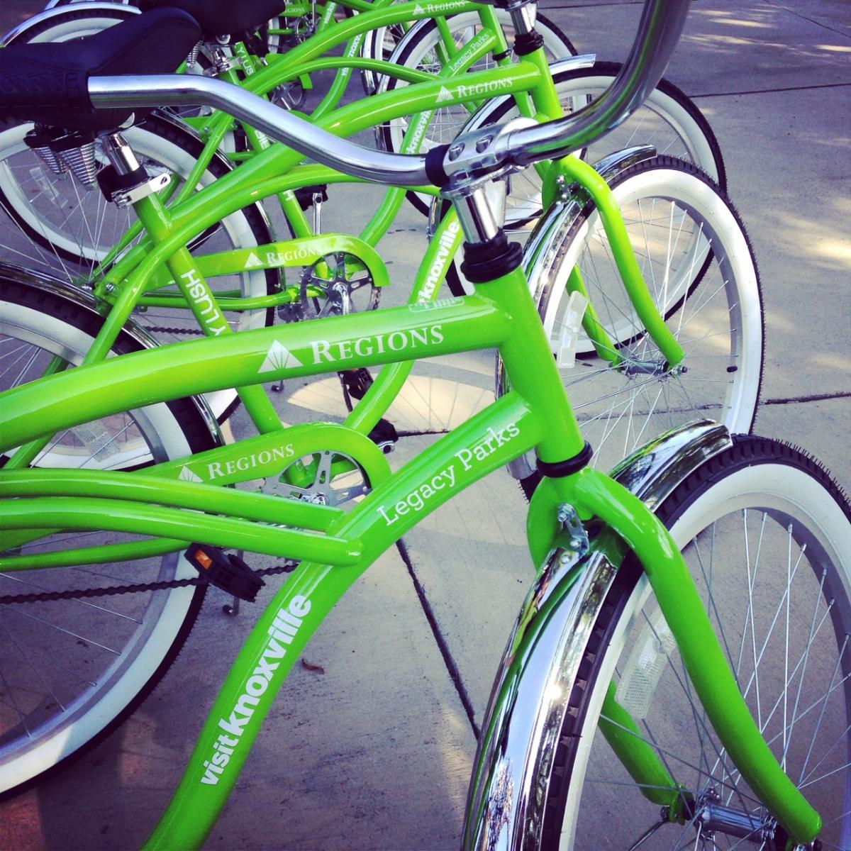 regions green bike