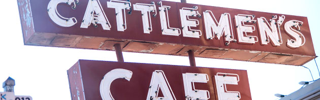 Cattlemen's Cafe Sign