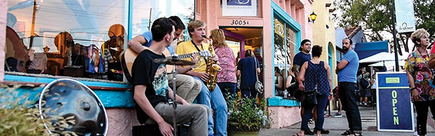 Paseo Arts District in Oklahoma City Paseo Arts District Music 16:5
