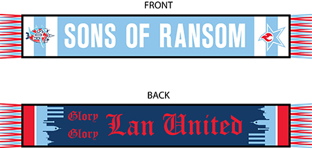 This is the cool Lansing United scarf you can give to your friend or family member. Trust me, they'll love it.