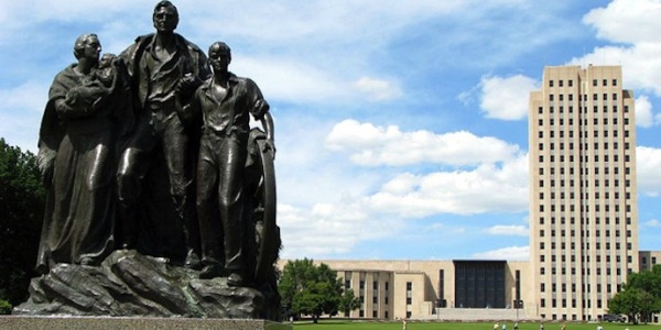 North Dakota capitol statue