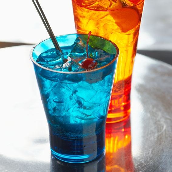 Blue cocktail
