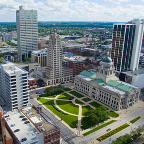 Downtown Fort Wayne Skyline