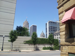 Downtown-Fort-Wayne Downtown Fort Wayne is comfortortable easy to navigate.