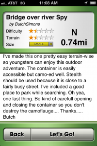 Geocaches_tips and hints