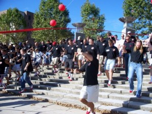 Walk a Mile in Her Shoes is one of many events that take place in Headwaters Park each year.