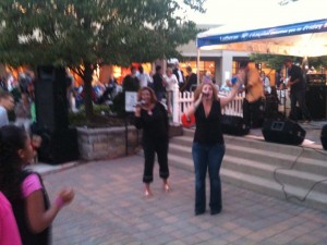 Local Band, Urban Legend, plays to a packed house at Friday Nites Live at Jefferson Pointe